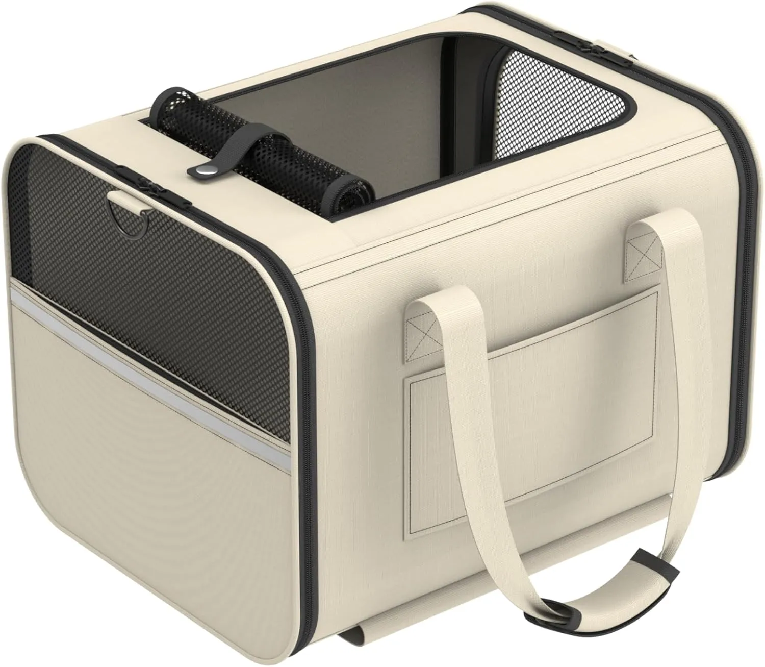 Cat Carrier Soft Airline Approved - Small Dog Travel Carrier Bag for Pets Up to 15LBS, Breathable & Comfortable Pet Carrier for Cats & Small Dogs, TSA Approved for Airplane, Car, Camping, Vet Visits